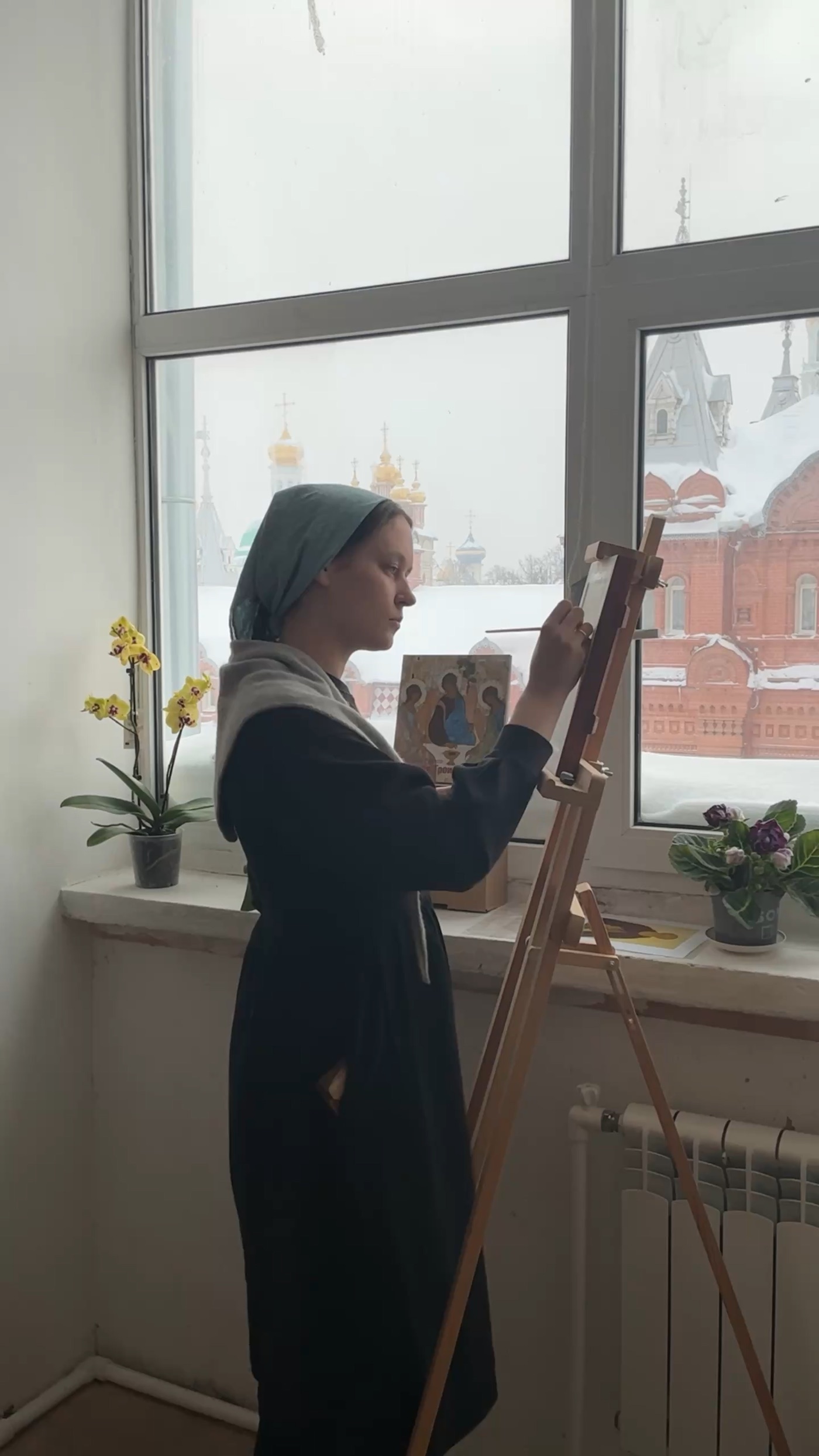 Урок иконописи — кисть мастера